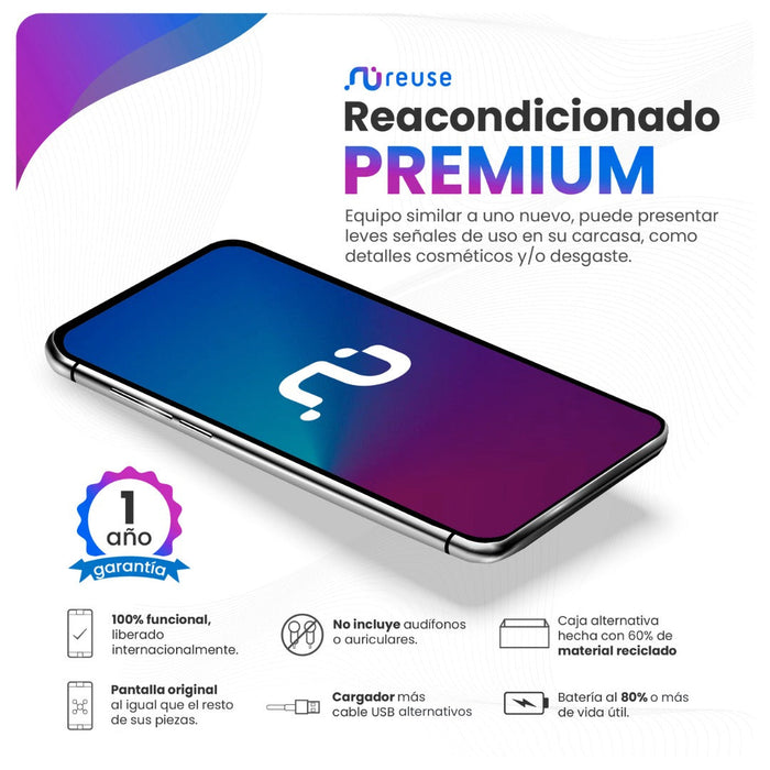 Apple iPhone 13 Pro 5G 128 GB Grafito Reacondicionado Reuse Perú