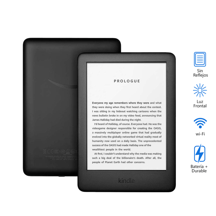 Amazon Kindle 6 (10ma Gen) 8GB Wifi Negro Reuse Perú